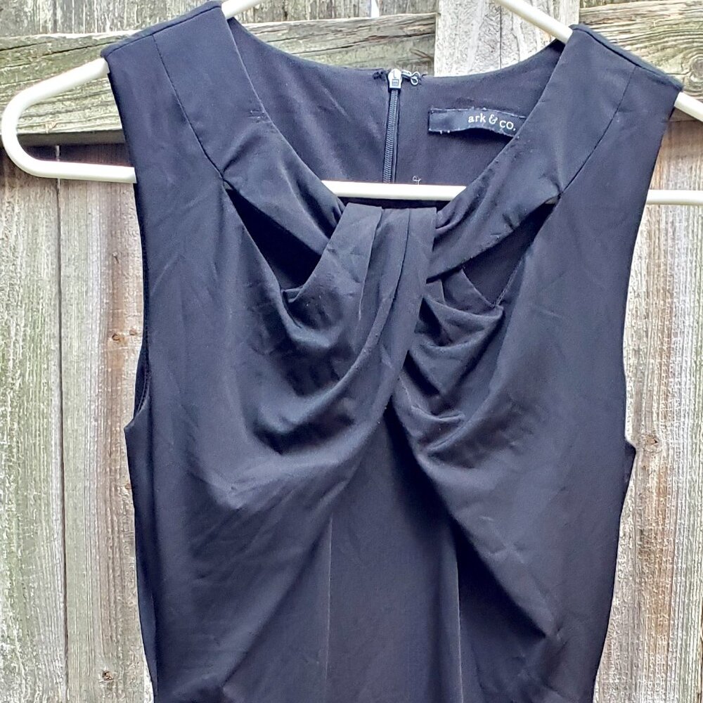 Slinky twist front bodycon dress
